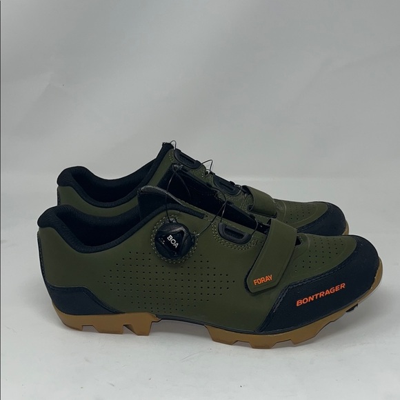 Bontrager. Foray Mountain Bike Olive Green Cycling Shoes SZ 9 - Picture 2 of 7